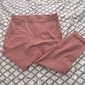 Old Navy Women’s Pixie Pants Dusty Pink Ankle Length